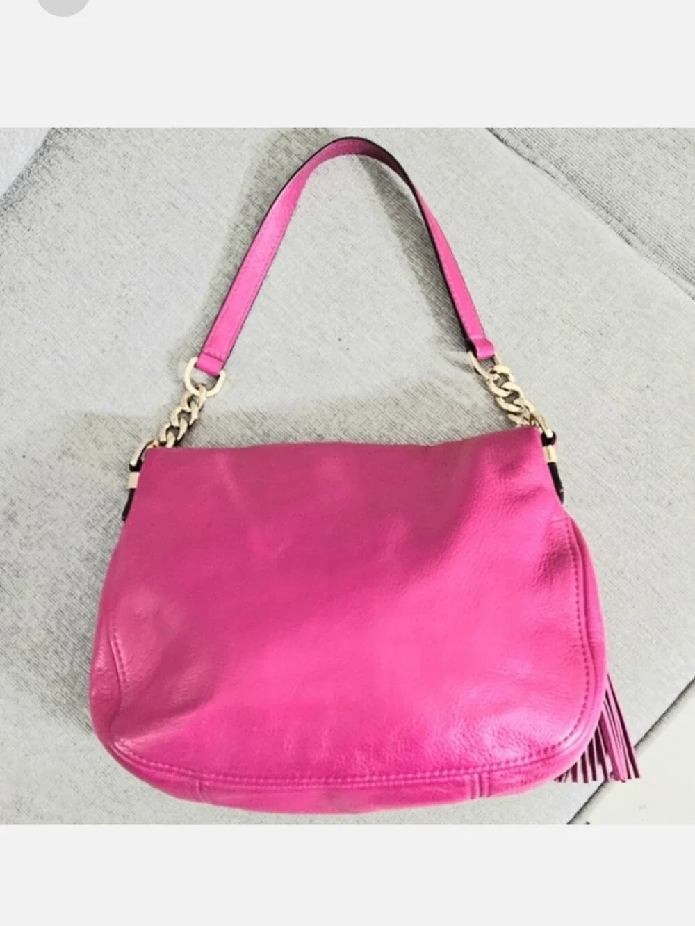Michael Kors Bedford Tassel Shoulder Bag...EUC